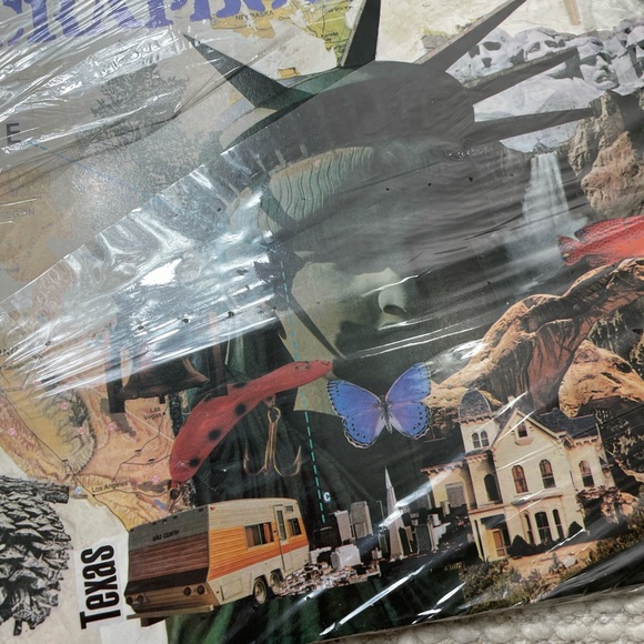 Vintage 1985 Plymouth Inc Collage Style Travel Theme Scrapbook New in Package - Picture 2 of 11